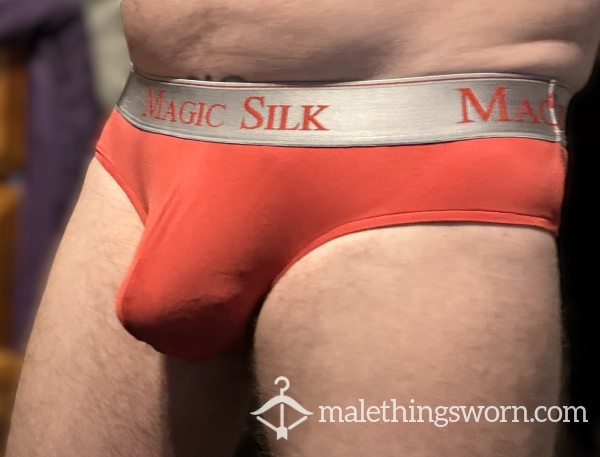 Magic Silk Briefs - Red - Size M (45)