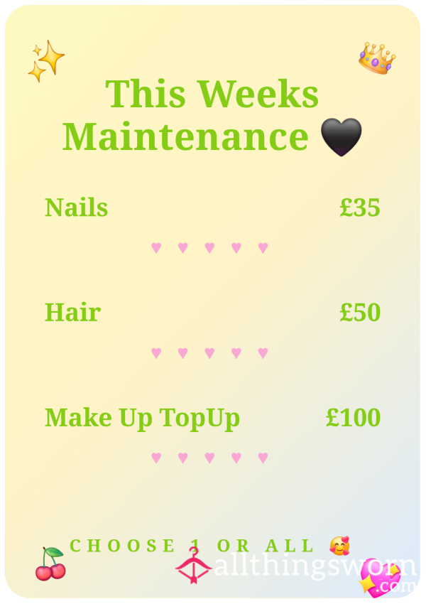 Maintenence Week