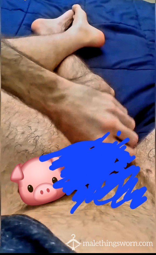 Edging Out A Thick Load From My Buddys C*ck
