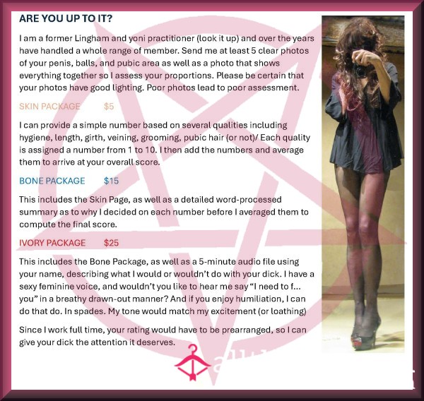 MAN I CURE - D*ck RATING