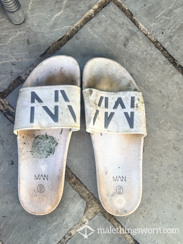 Man Sliders Uk Size 10