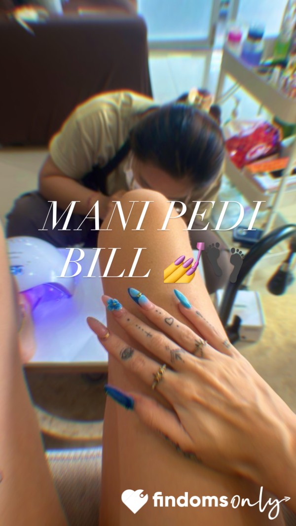 Mani Pedi Bill (4 Weeks) £60 DAILY PICS&VIDS