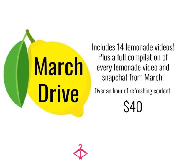 March Lemonade Drive