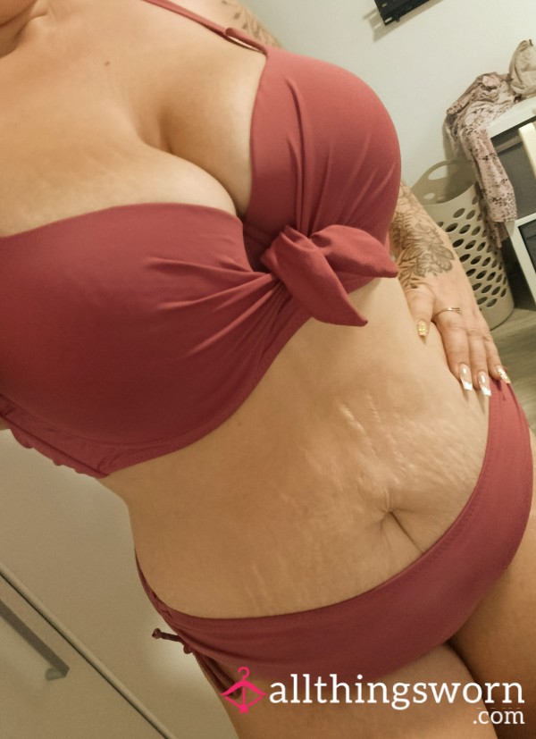Maroon Bikini 👙