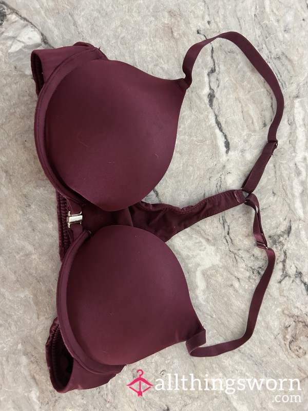 Maroon Bra