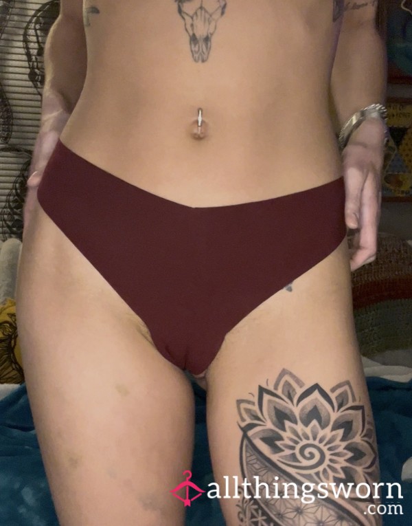 Maroon Cotton Thongs