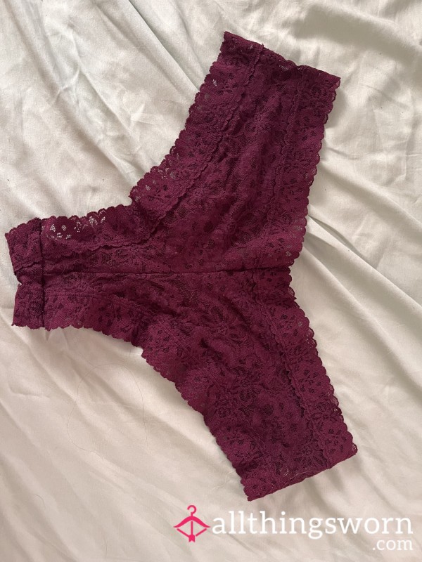 VS Maroon Panties - Brand New!