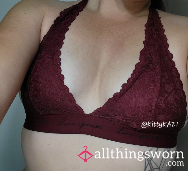 Maroon PINK Bralette