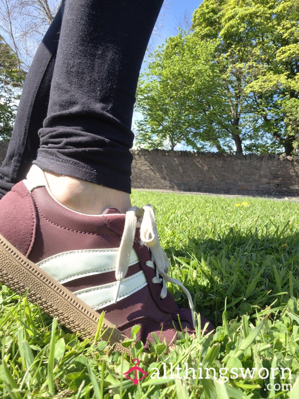 Maroon Sneakers