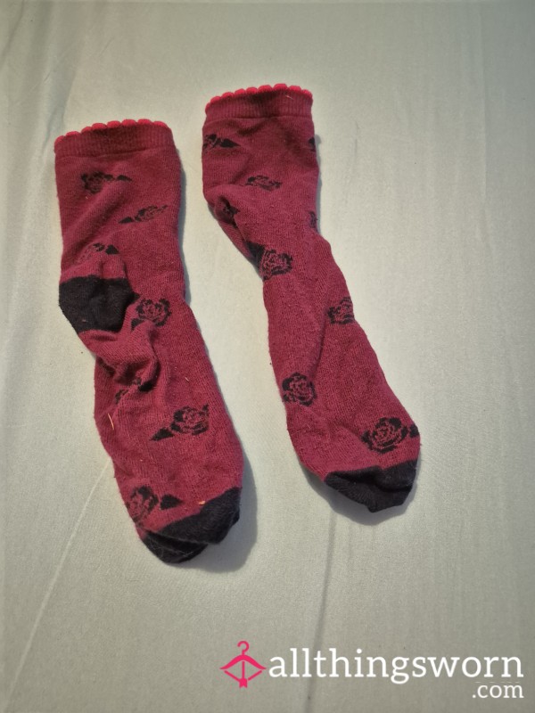 Maroon Socks