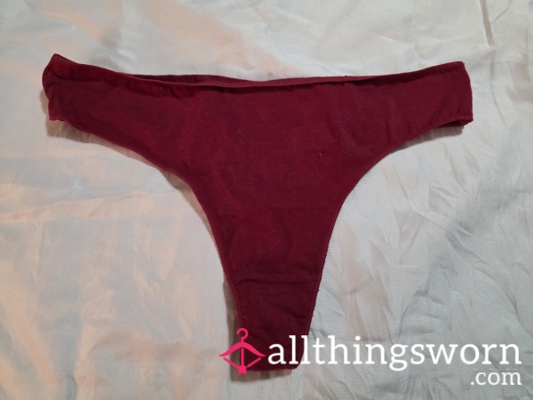 Maroon Thong