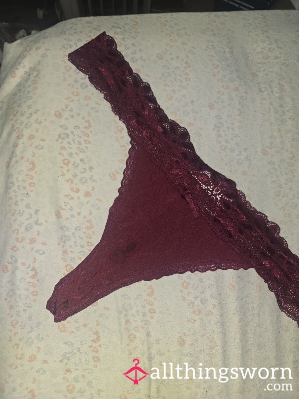 Maroon Thong