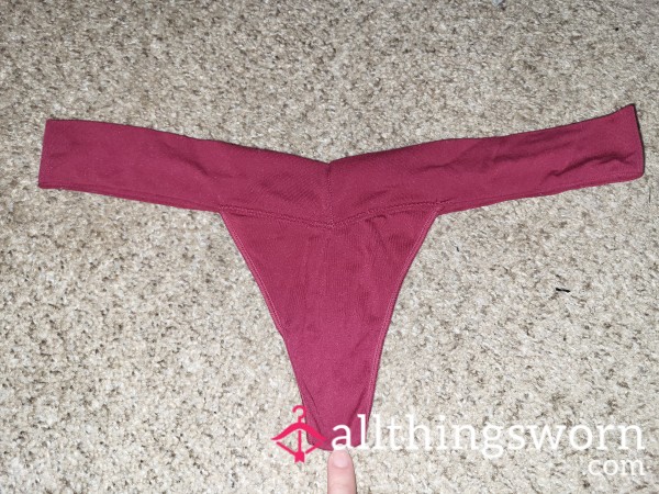 Maroon Thong