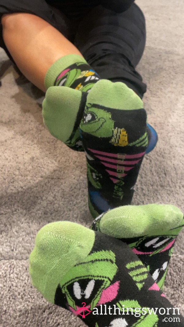 Marvin The Martian Socks