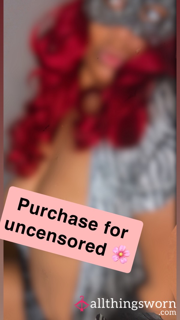 Red-Haired Temptation In A Bunny Mask! Look, But Don’t Touch…