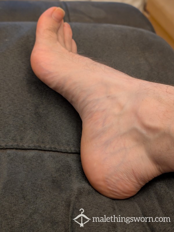 Ma**age Gun On My Foot