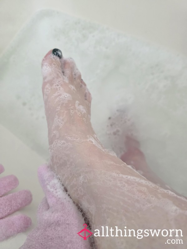 🫧Ma**aging Feet Clean🫧🤭