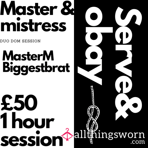 MASTER&MISTRESS DUO DOM SESSION