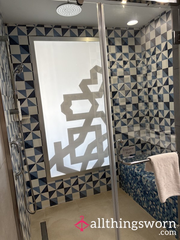 Masturbating In Hotel Bathroom