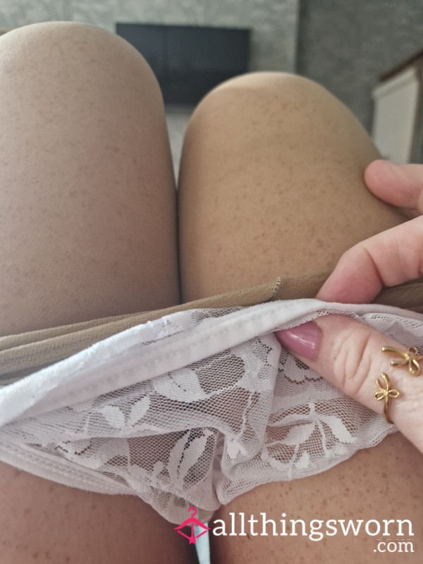 Masturbating In White Panties