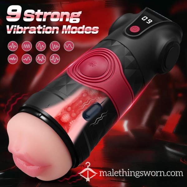 Masuline Dad's A** Toys, Vibtating A** Thrusting Toy. Fleshlike 9+ Inch LIFELIKE Foreskin Di**o