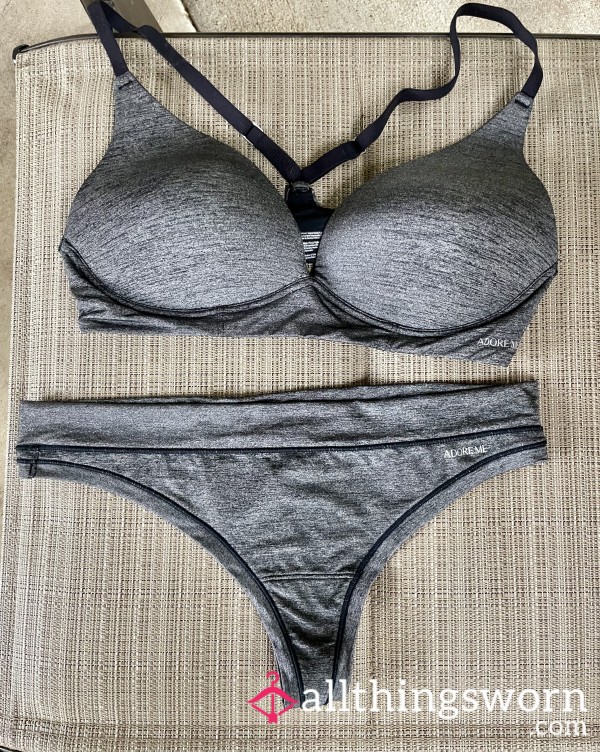 Matching Bra & Thong Set Worn By MILF
