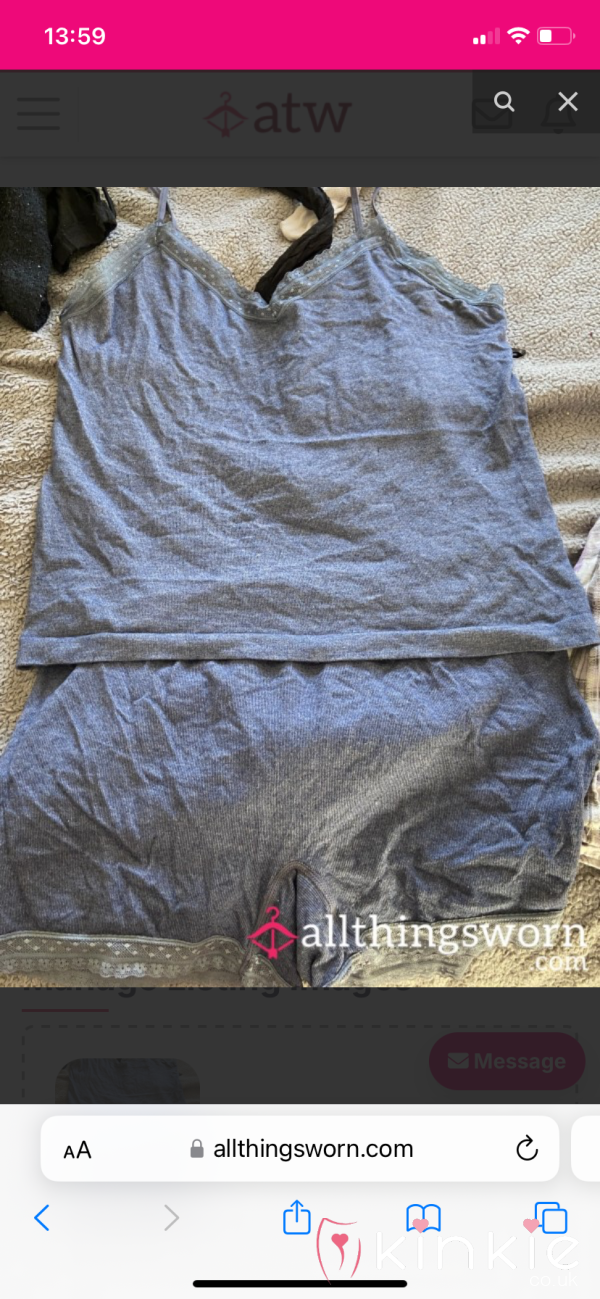 Matching Cami And Short Set