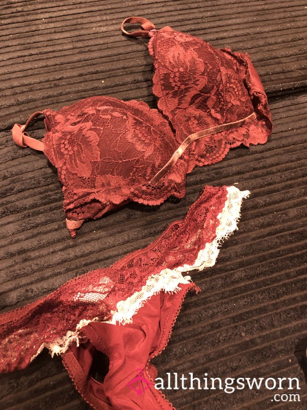 Matching Dirty Bra And Panties