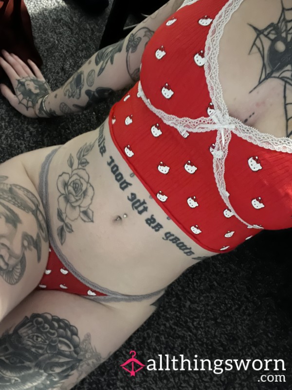 Matching Hello Kitty Underwear Set