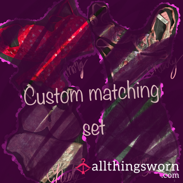 Matching Panty And Bra Sets