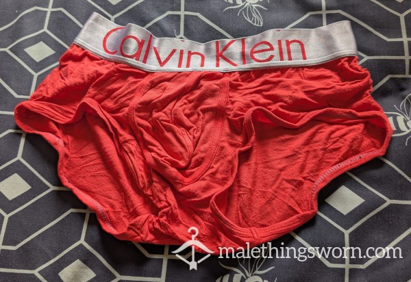 Mate's Old Red Calvin Klein Briefs 💦