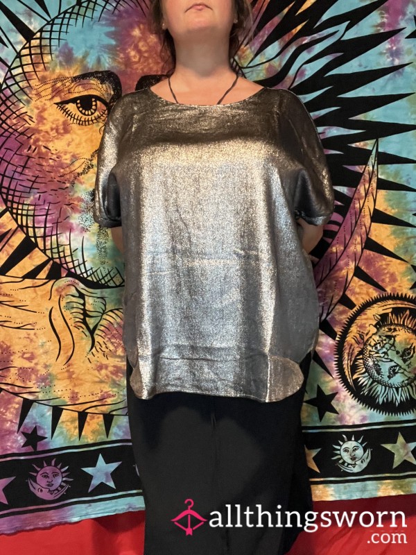 Maurice’s Silver Sparkle Top 2x