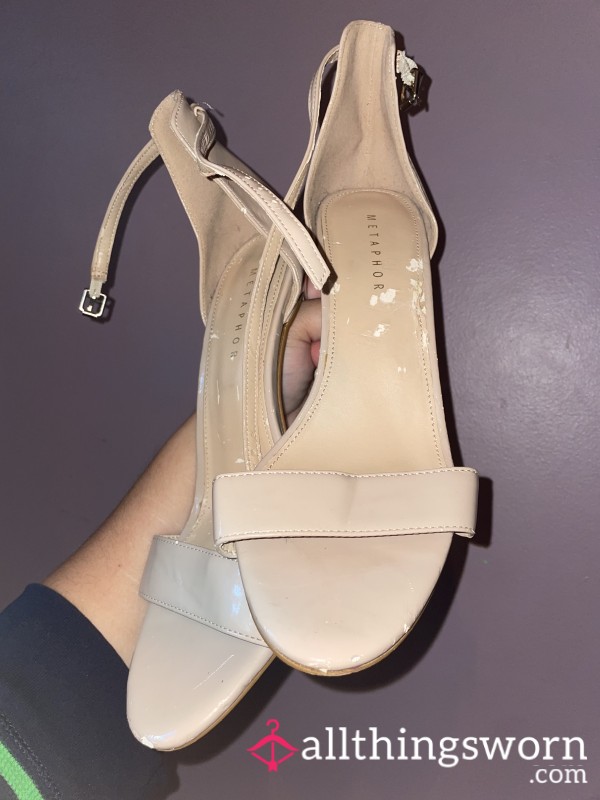 *shipping Is Included* Mauve Beige/ Cream Nude High Heels