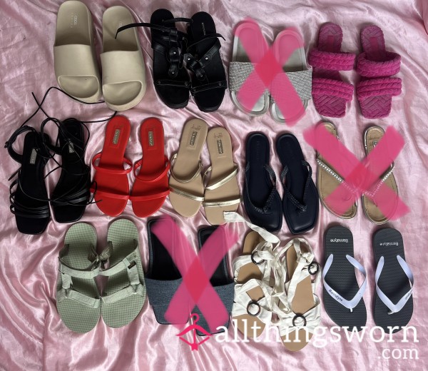 Smelly Sandals, Sliders And Flip Flops 🩴 Buy One Get One Free!🦶🏼