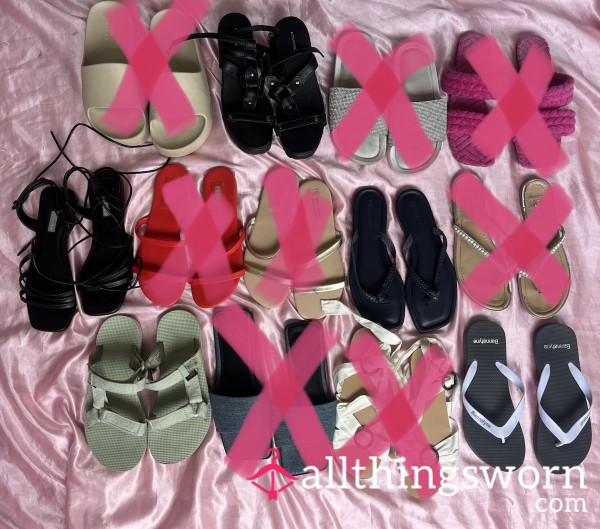 Smelly Sandals, Sliders And Flip Flops 🩴 Buy One Get One Free!🦶🏼