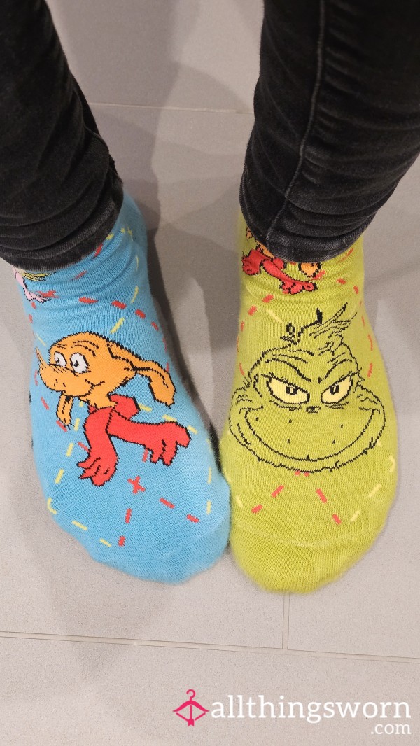 McDonald's Grinch Socks 🤭