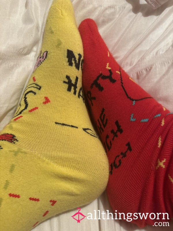 McDonald’s Grinch Socks - Worn