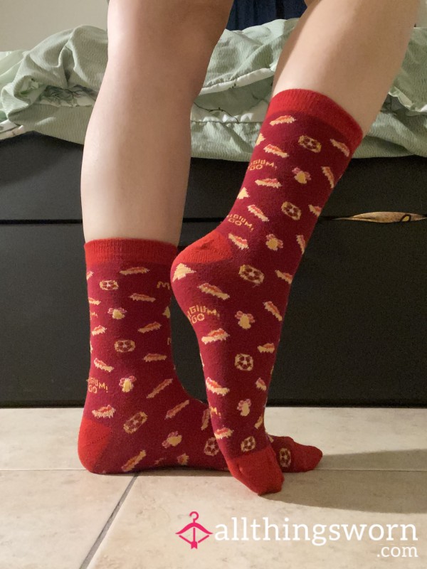 McDonald's Red Soccer Theme Socks