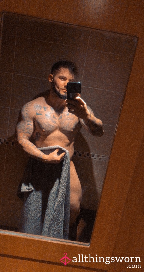 Me After A Heavy Gym Session Straight After The Shower, Leaving Nothing To The Imagination