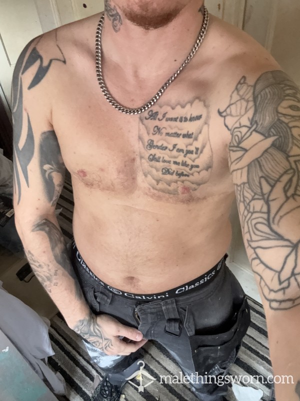 Me Stripping Off Out Of My Work Gear 👷