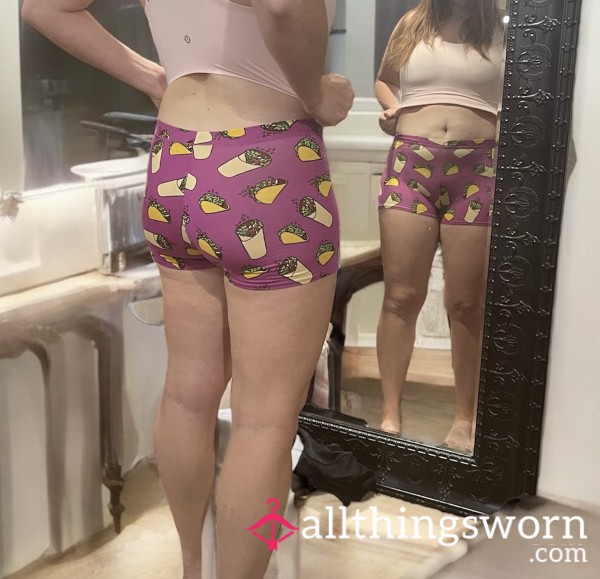 Me Undies Taco Burrito Boy Shorts