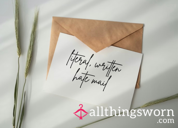Mean And Kinky Letter: Get Humiliated And Degraded Via Snail Mail. Perfect For Loser Cucks, Shrimp D*cks, And Ugly B**ch A** Betas