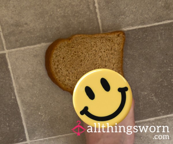 Mean Domme Makes You Eat Bread Off Her Bathroom Floor
