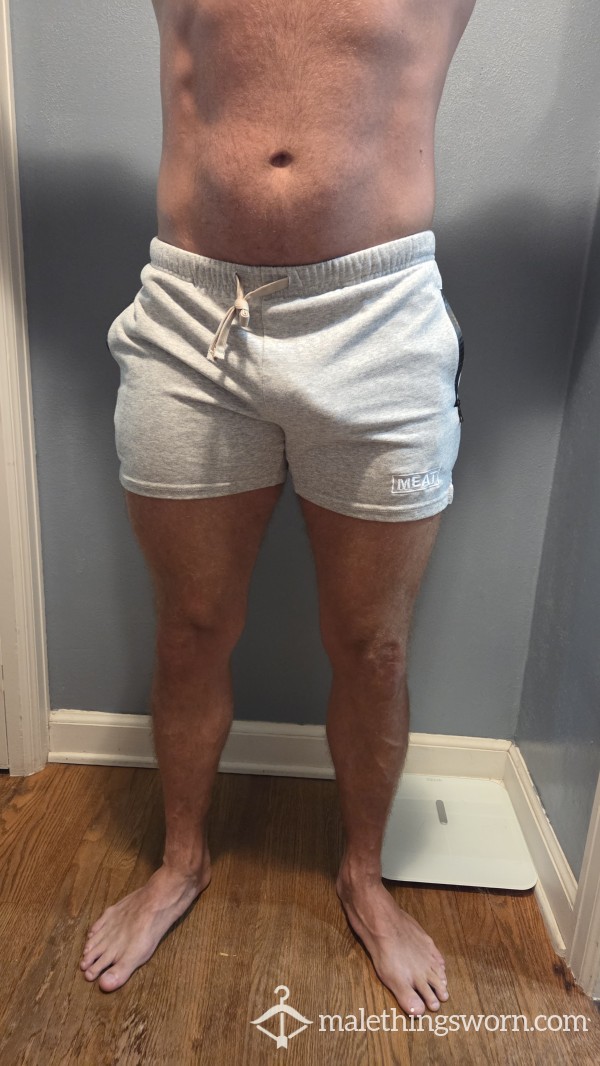 MEAT Brand Grey Workout Shorts