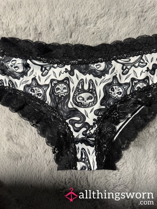 Med Soft Cute Goth Full Back Panties