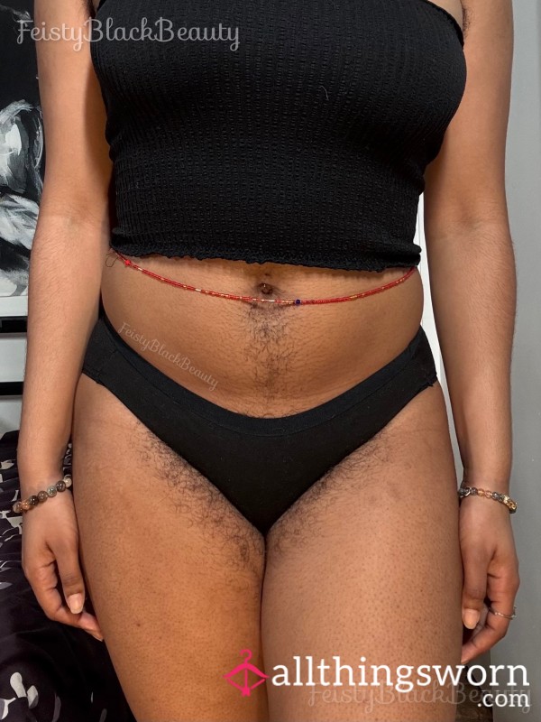 Medium Black Cotton Fullback (Ebony, Ebony A**, Fat A**, Hairy, Hairy Pu**y, Hairy Bush, Strong Scent)