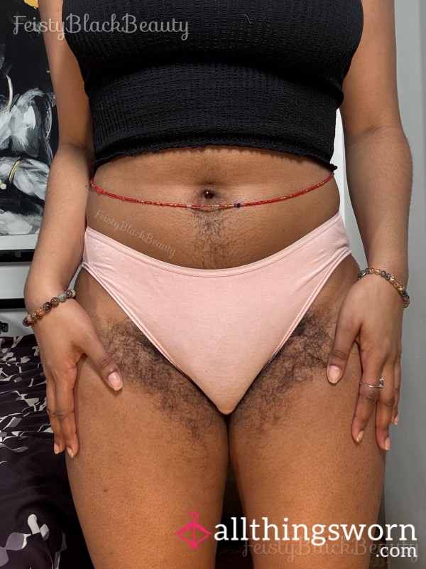 Medium Peach Cotton Fullback (Ebony, Ebony A**, Fat A**, Hairy, Hairy Pu**y, Hairy Bush, Strong Scent)