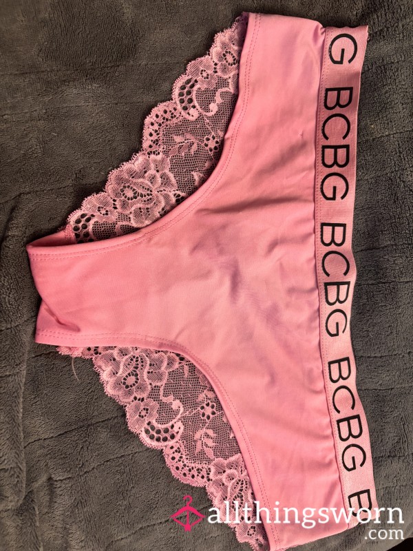 Medium Pink Lace Panties