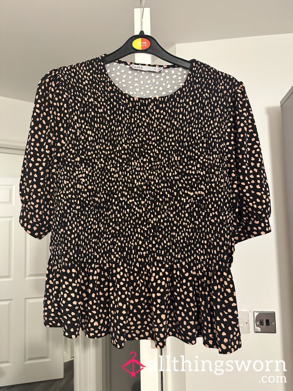 Medium Sized Spotty Top From Oasis