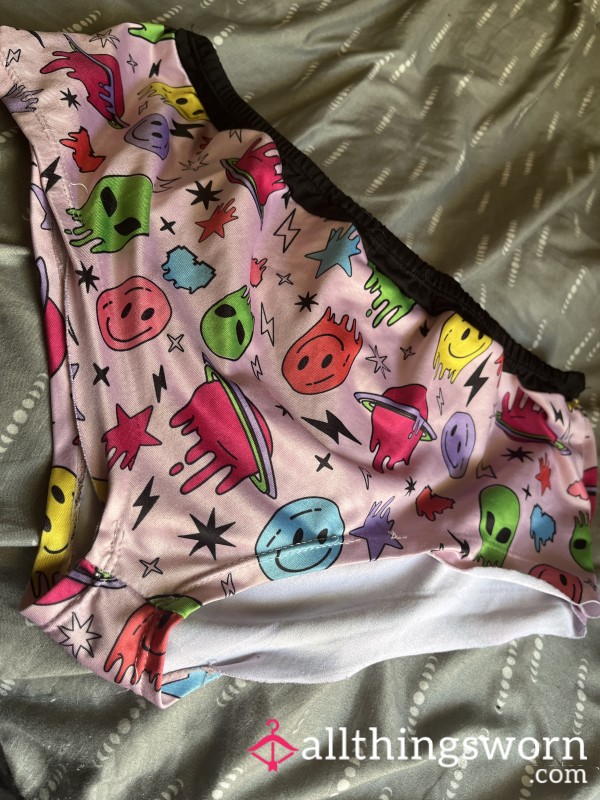 Melting Smiley Face Panties